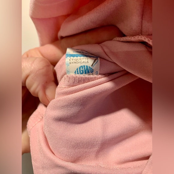 Vintage 1970s Baby Pink Midi Skirt - Picture 5 of 6